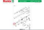 رونیکس2726کد53(HK0908)رولبرینگ داخل بلبرینگ لنگ - تصویر 2